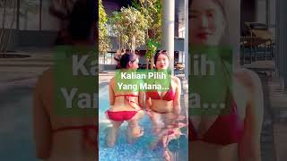 Cewek Korea Cantik pakai Bikini#shorts#bikini
