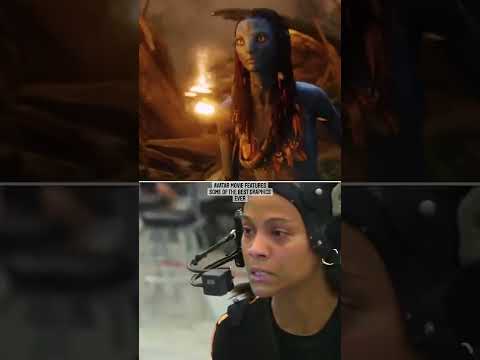 Avatar (2009) : BTS footage vs. Final Movie Scene | This is acting at its Finest #ZoeSaldana