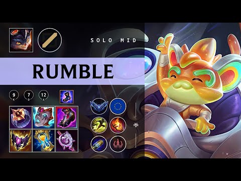 Rumble Mid vs Yasuo - EUW Diamond Patch 26.01
