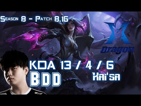 KZ BDD KAI'SA vs EZREAL ADC - Patch 8.16 KR Ranked