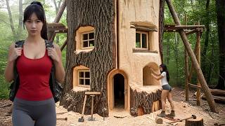 TIMELAPSE - Off Grid Survival Shelter | Giant Tree Bunker Build in the Wild MQDEFAULT Thumbnail