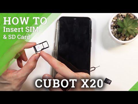 How to Install Nano SIM in CUBOT X20 – Insert SIM & SD Card
