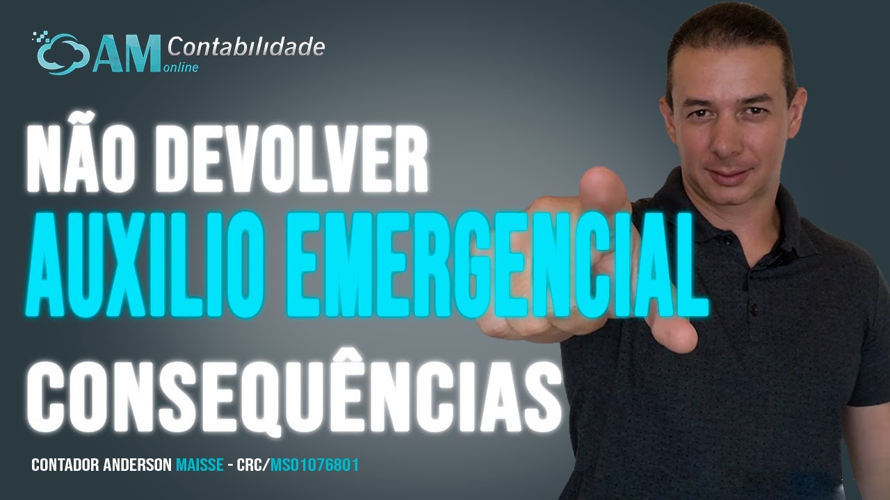 Não tenho como devolver o auxilio emergencial e agora?
