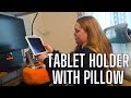 Adjustable Tablet Stand With Fluffy Pillow