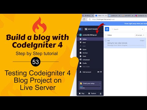 #53. Test CodeIgniter 4 Blog Project on Live Server