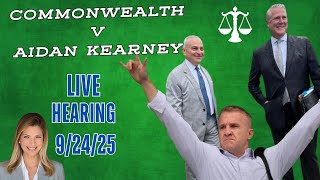 LIVE: MA v Aidan Kearney aka Turtleboy Hearing of 9/24/25 - Cosgrove Resigns