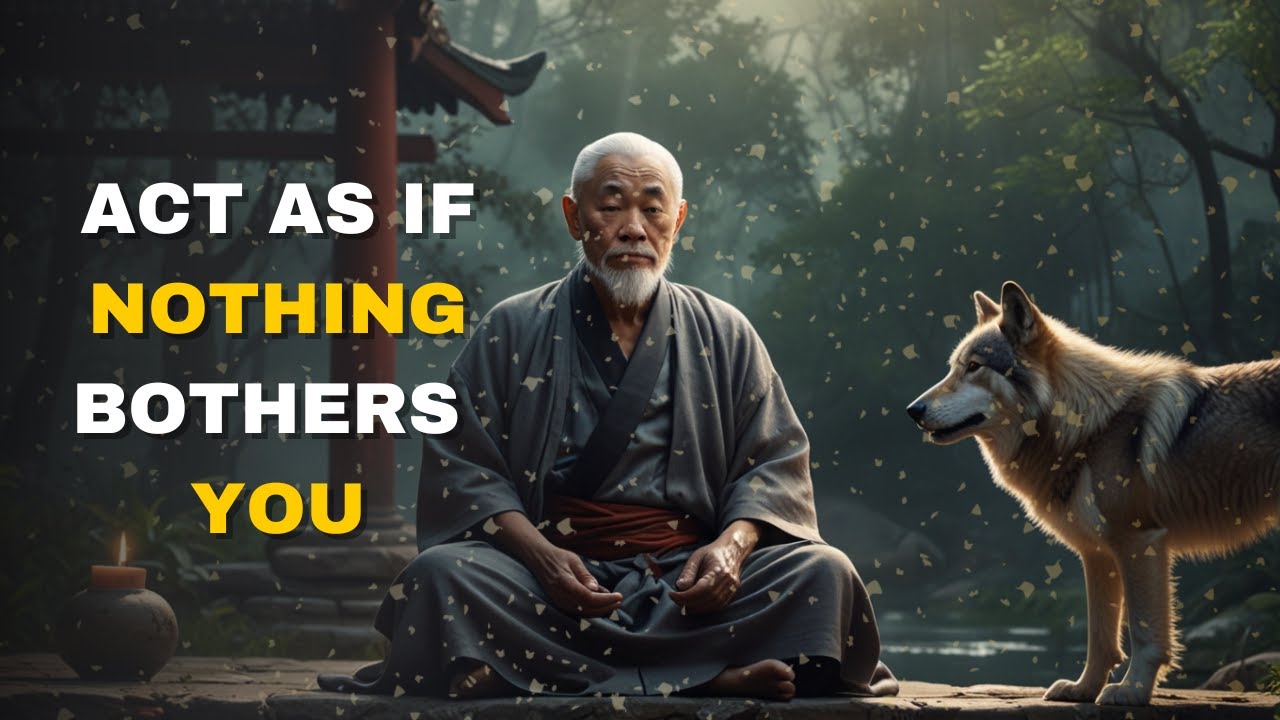 ACT AS IF NOTHING BOTHERS YOU | This is very POWERFUL | Zen Story