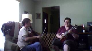 Calliope House on cello and mandolin