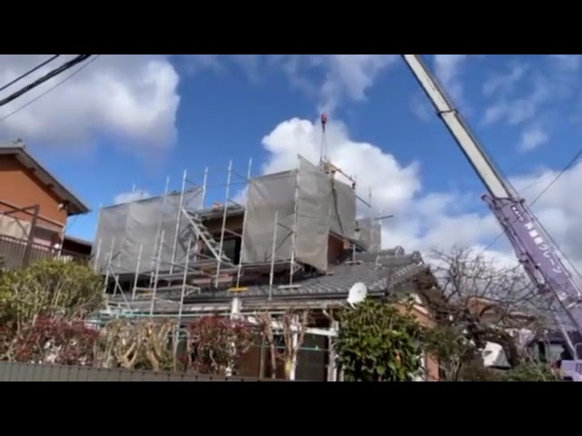 津市T様邸改修屋根の葺き替え編