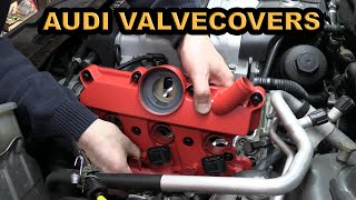 How To Replace Audi valve covers / Gasket 3.0 T