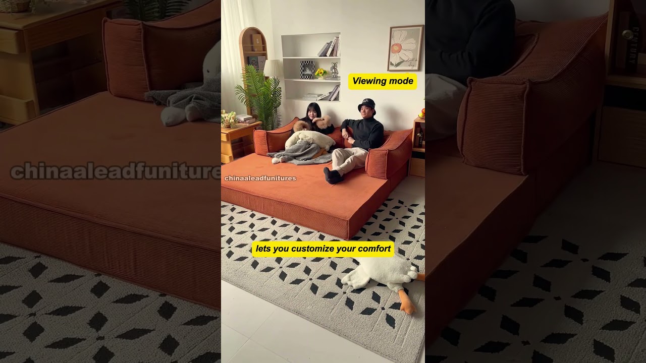 It is a sofa and also a bed. The soft and comfortable foldable sofa bed is really comfortable. #sofa