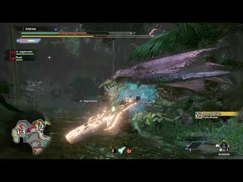 cutting the tail off of Apex Rathian