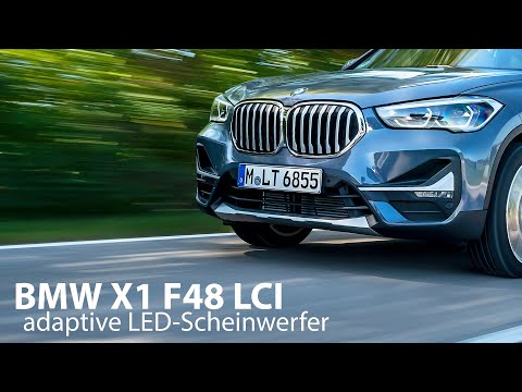 BMW X1 (F48 LCI): adaptive LED Scheinwerfer mit Matrix-Funktion Test [4K] - Autophorie Extra