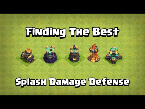 Finding The Best Splash Damage Defense | Clash of Clans