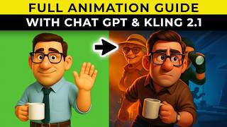 How to Create Amazing Full Animated Stories Using ChatGPT & Kling 2.1 (Step by Step Tutorial)