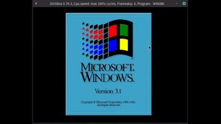 Let's Install Windows 3.1 in DOSBox