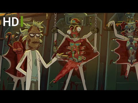 Ugly rick - Rick and Morty  Season 5 (green portal)