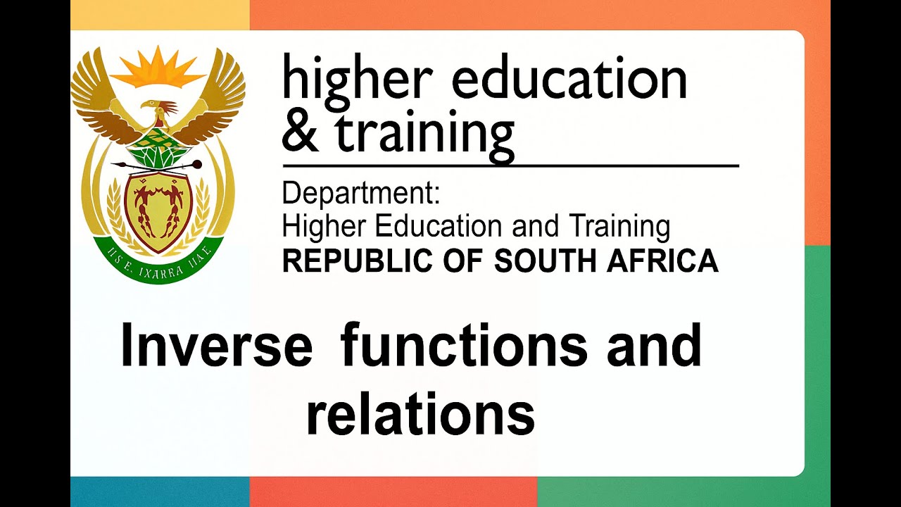 Mathematics N4 Functions and Graphs (Inverse Functions) @mathszoneafricanmotives