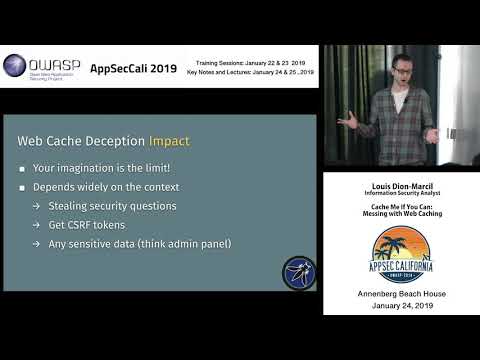 AppSecCali 2019 - Cache Me If You Can: Messing with Web Caching