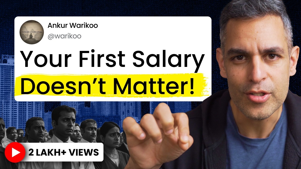 Don't Chase Your First Salary — Warikoo on what to focus on instead in your early career