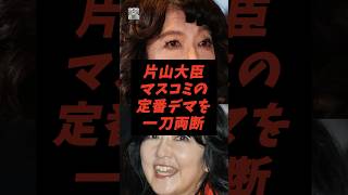 片山大臣マスコミの定番デマを一刀両断#政治 #ニュース #shorts