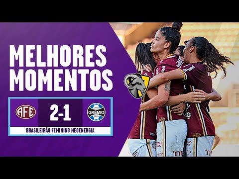 Gols e lances de Ferroviária-SP x Grêmio