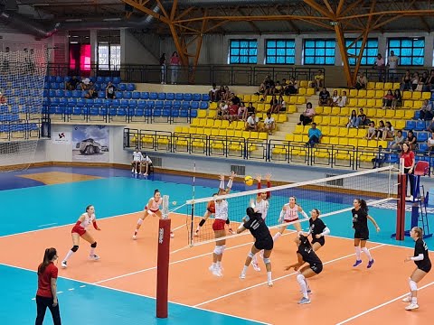 odbojkašice Crna Gora -  Bosna i Hercegovina    3 : 2  snimak prvog seta