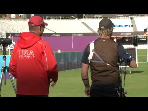 Brady Ellison v Crispin Duenas – recurve men’s 2nd round | London 2012 Olympic Test Event