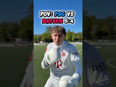 POV: PSG vs Bayern 5:4 🗼🥨#comedy #parodie #fussball #fyp #deutsch