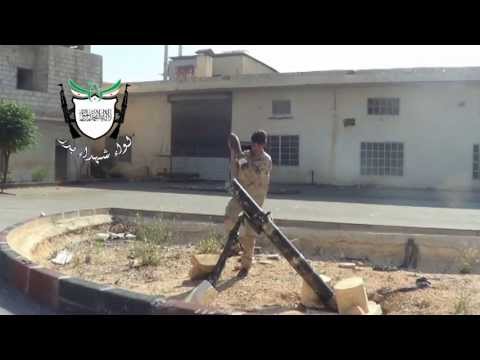 استهداف مقرات النظام بقذائف الهاون في بلدتي نبل والزهراء في ريف حلب الشمالي من قبل لواء شهداء بدر