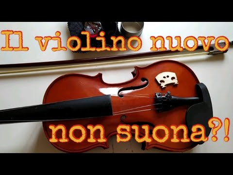 Il violino nuovo - Come montare il ponticello - Come tendere l'archetto