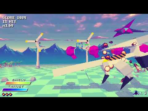 Ex-Zodiac Demo ver 0.54 - Stage1 SCORE 86535 Rank A Gameplay