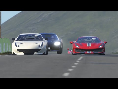 Koenigsegg Gemera vs Ferrari Sports Cars at Highlands