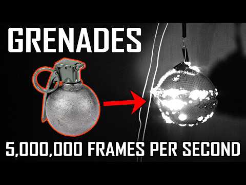 Hand Grenades at 5 MILLION FPS! - Ballistic High-Speed