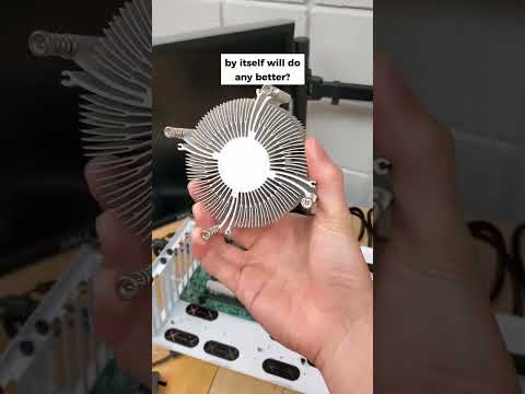 which aspect of a CPU cooler is most important? #shorts
