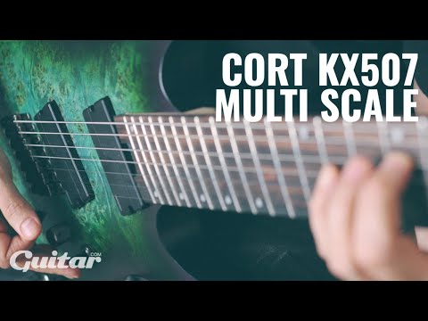 *** SALE PROMO *** Cort KX507MSSDG KX Series Multi Scale 7 String Electric Guitar 2023 - Star Dust Green image 6