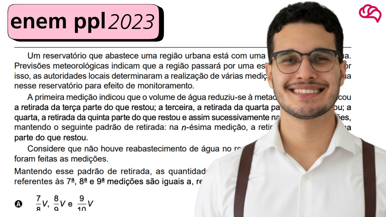 Resolução em Vídeo — Questão 161 ENEM 2023 PPL