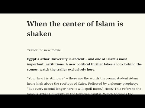 Thema DE ENG 129 Die Kairo Verschwörung