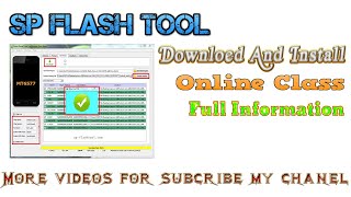 SP Flash tool download and use||