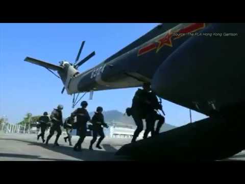 Hong Kong: The armed forces carried out joint patrols