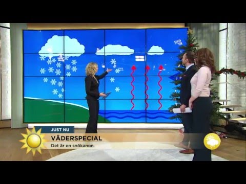 Väderspecial: Så fungerar en snökanon - Nyhetsmorgon (TV4)