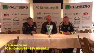 preview picture of video 'Pressekonferenz FC Schönberg 95 - BSV Hürtürkel'