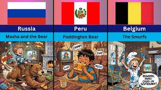 Most Popular Cartoons in Diffrent Countries! 📺🌍 (You Won't Believe Some of These)