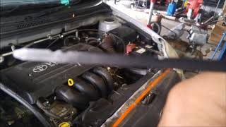 Corolla A245E Automatic Transmission Filter Service & Power Steering Fluid Oil Service How to do