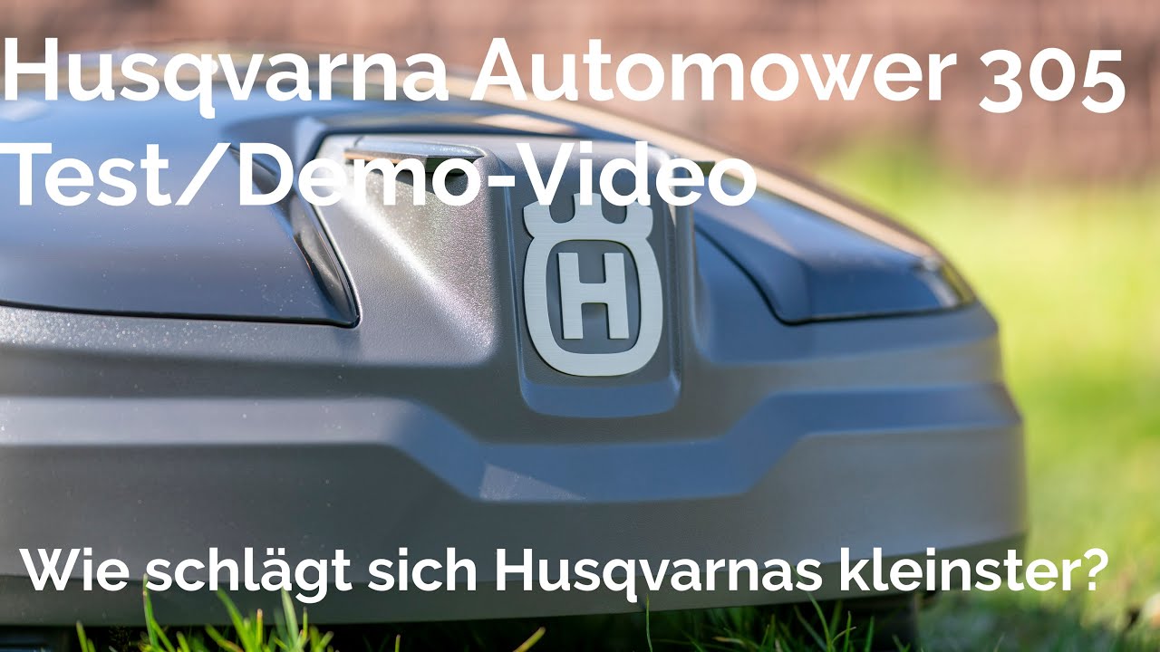 Husqvarna Mähroboter Automower 305, Ladestation und Installations-Kit 600 m² Husqvarna Mähroboter Automower 305, Ladestation und Installations-Kit 600 m²