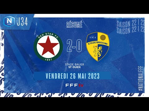 J34 I Red Star FC – Stade Briochin (2-0), le résumé | National FFF 2022-2023