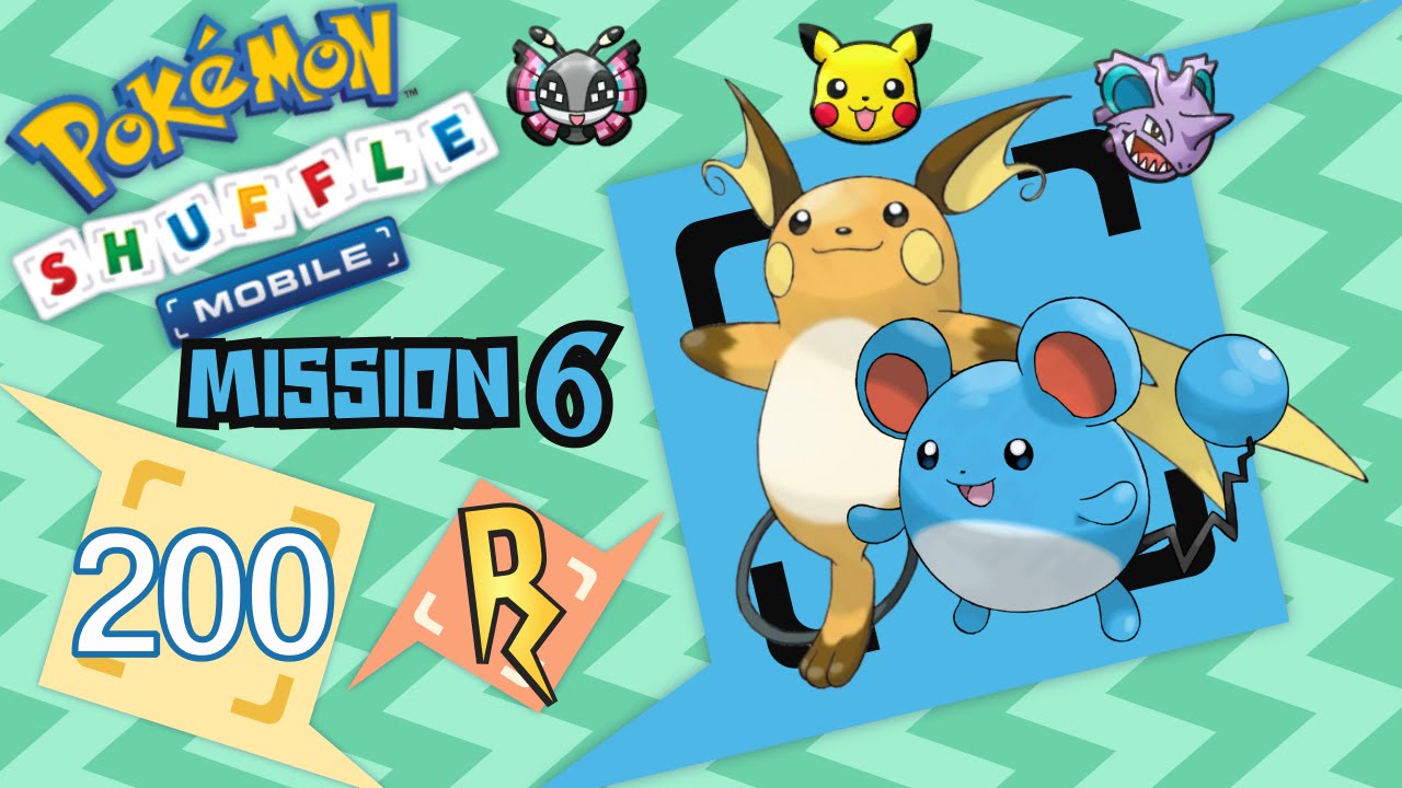 Pokémon Shuffle Mobile - ¡Ficha Misión 6 /Mission Card 6!