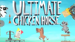 【Ultimate Chicken Horse】久々にクロム君と遊ぶ！【ゲーム実況】
