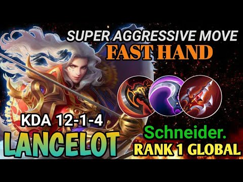 Super Aggressive Move, Top Global Lancelot By Schneider nonstop kill