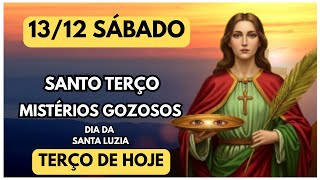 TERÇO DE HOJE 13/12/2025 - SÁBADO - MISTÉRIOS GOZOSOS